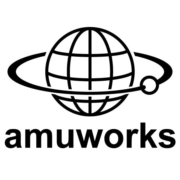 「amuworks」のロゴ