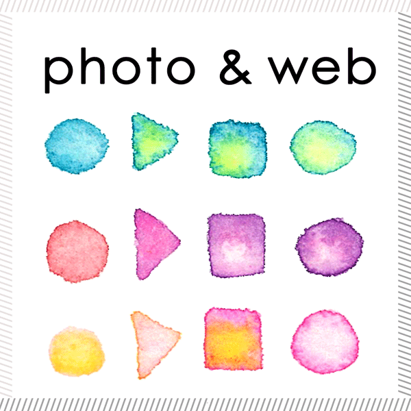 「photo & web」のロゴ