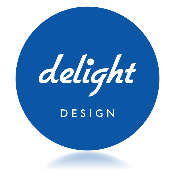 「デライトデザイン（delight DESIGN）」のロゴ