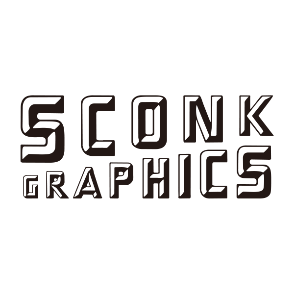 「sconk graphics」のロゴ