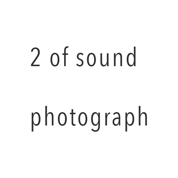 「2 of sound photograph」のロゴ