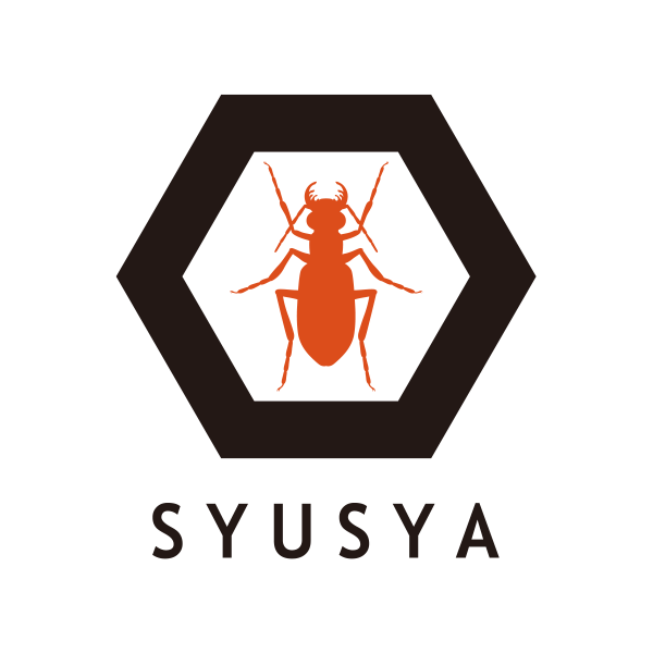 「Dye Studio SYUSYA （染工房シュシャ）」のロゴ
