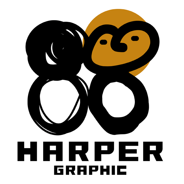 「ハーパーグラフィック」のロゴ