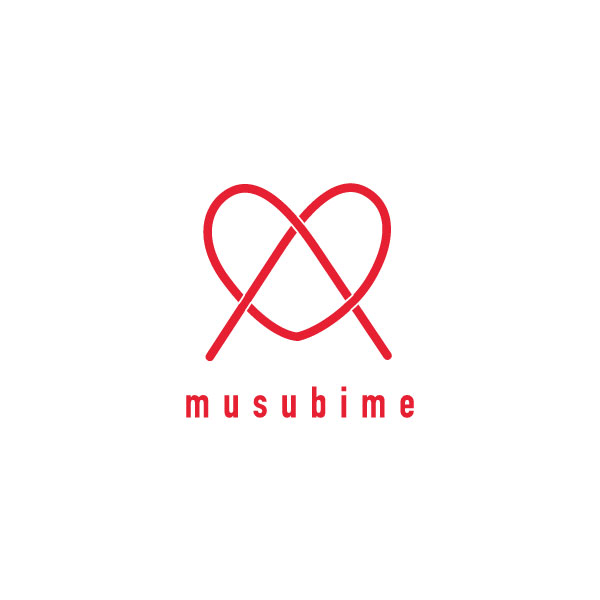 「musubime」のロゴ