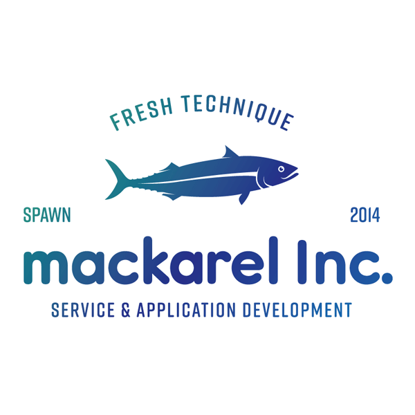 「mackarel株式会社」のロゴ