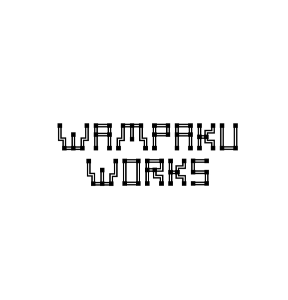 「WAMPAKU_WORKS」のロゴ