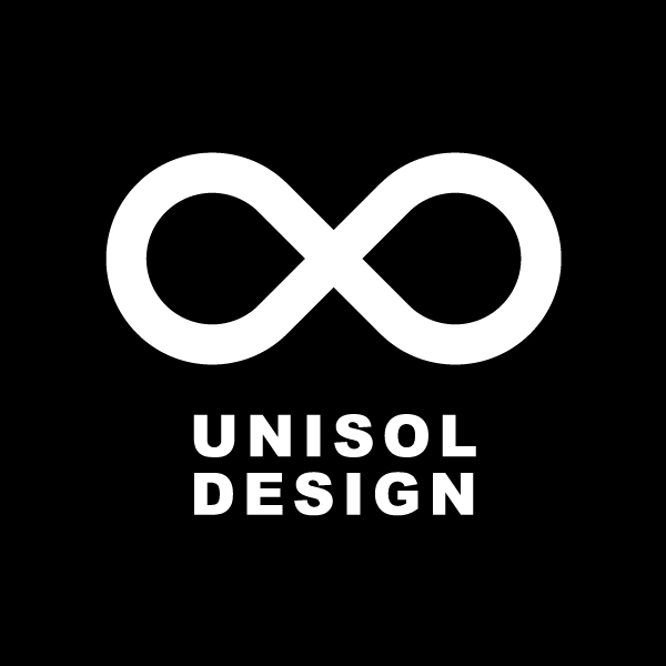 「UNISOL Design Div.」のロゴ