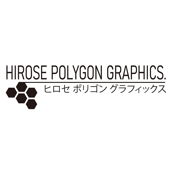 「HIROSE POLYGON GPAPHICS」のロゴ