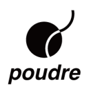 「poudre」のロゴ