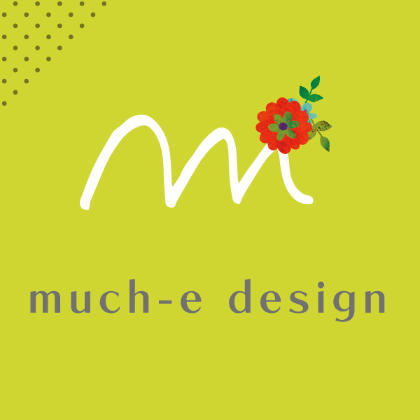 「much-e design」のロゴ