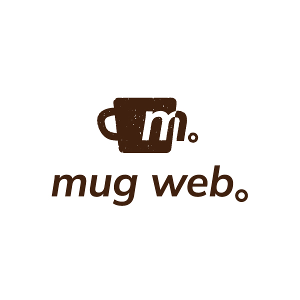 「mug web。」のロゴ