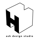 「アッシュ デザイン スタジオ」のロゴ