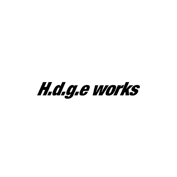 「H.d.g.e works合同会社」のロゴ