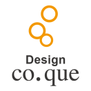 「Design co.que」のロゴ