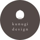 「kunugi design」のロゴ