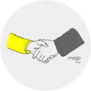 「mago design」のロゴ