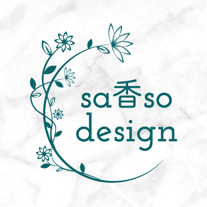 「sa香so design」のロゴ