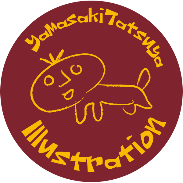 「ヤマサキタツヤイラストレーション」のロゴ