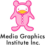 「有限会社メディアグラフィックス研究所」のロゴ