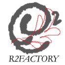「R2FACTORY」のロゴ