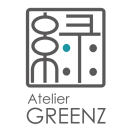 「アトリエ グリーンズ」のロゴ
