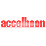 「accelboon」のロゴ