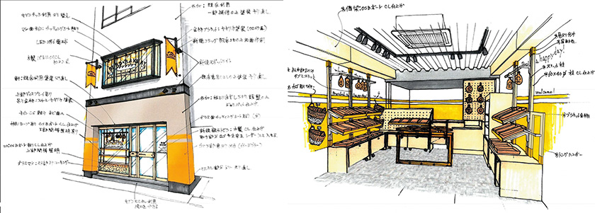 店舗デザインイメージ図