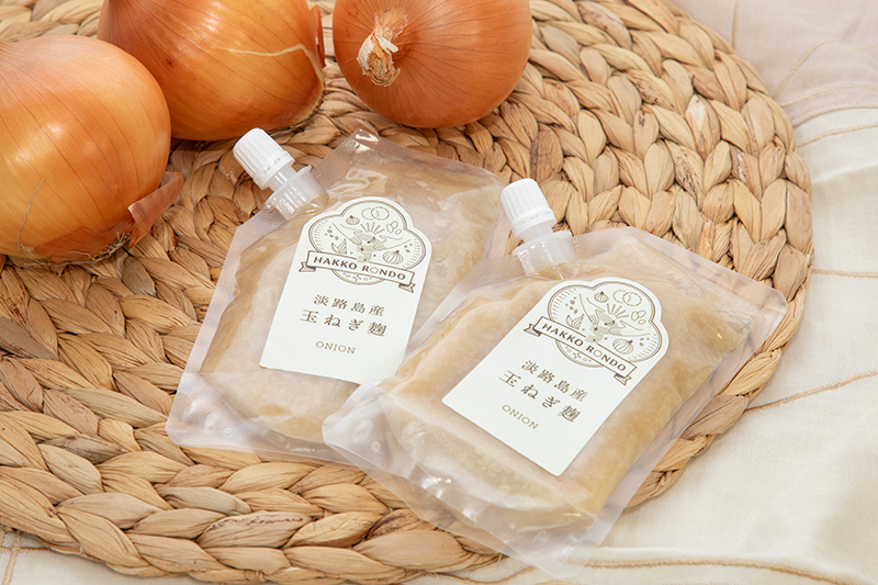 「淡路島産 玉ねぎ麹」パッケージ