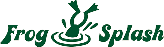「フロッグスプラッシュ」ロゴ